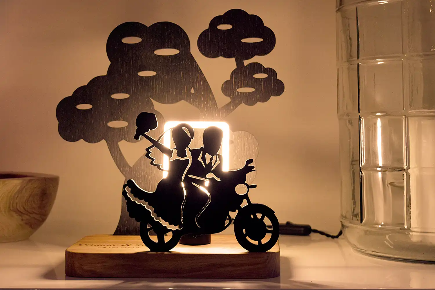Lampe pour motards (commande)