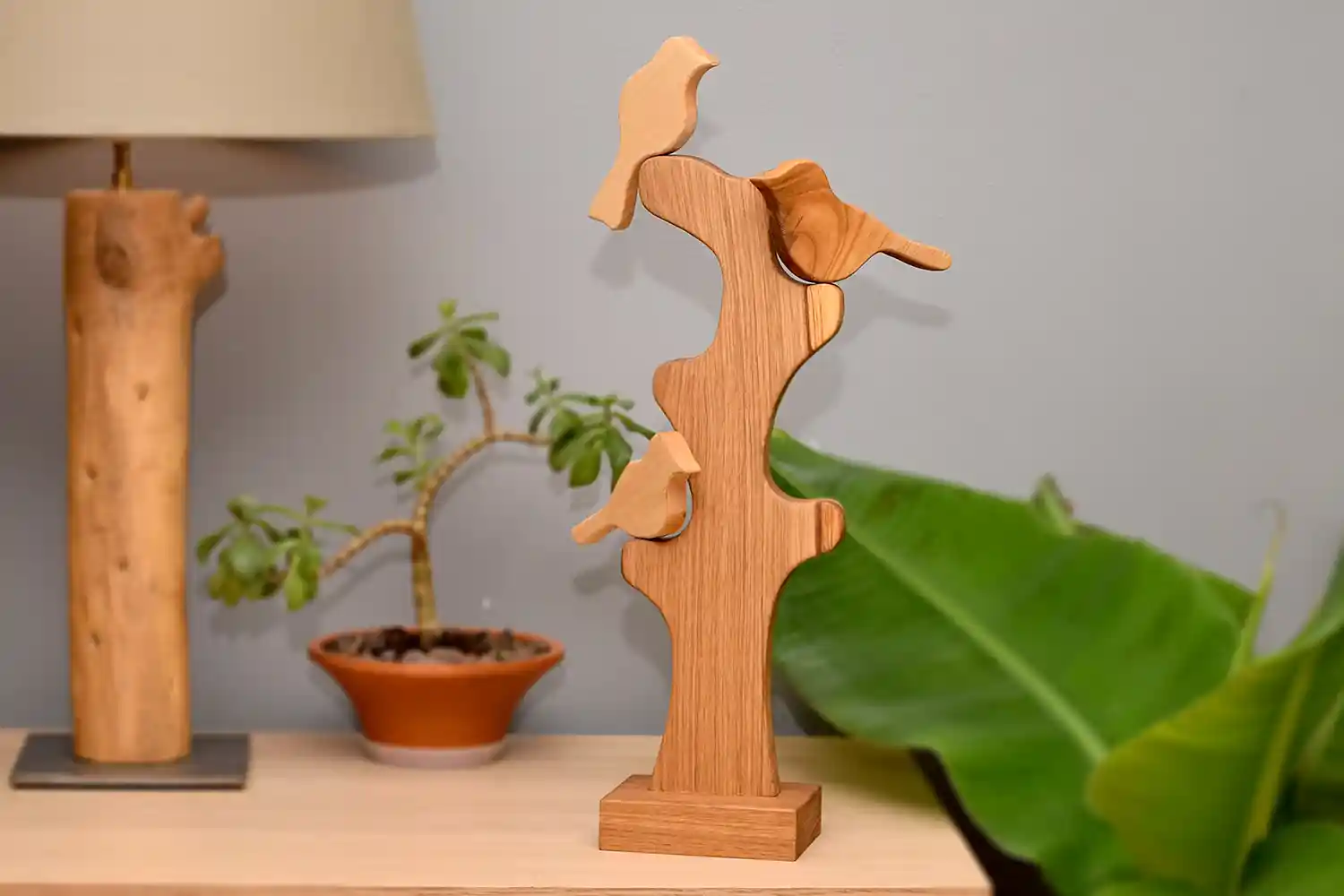 Arbre ''Oiseaux'' - Atelier Les Sens du bois