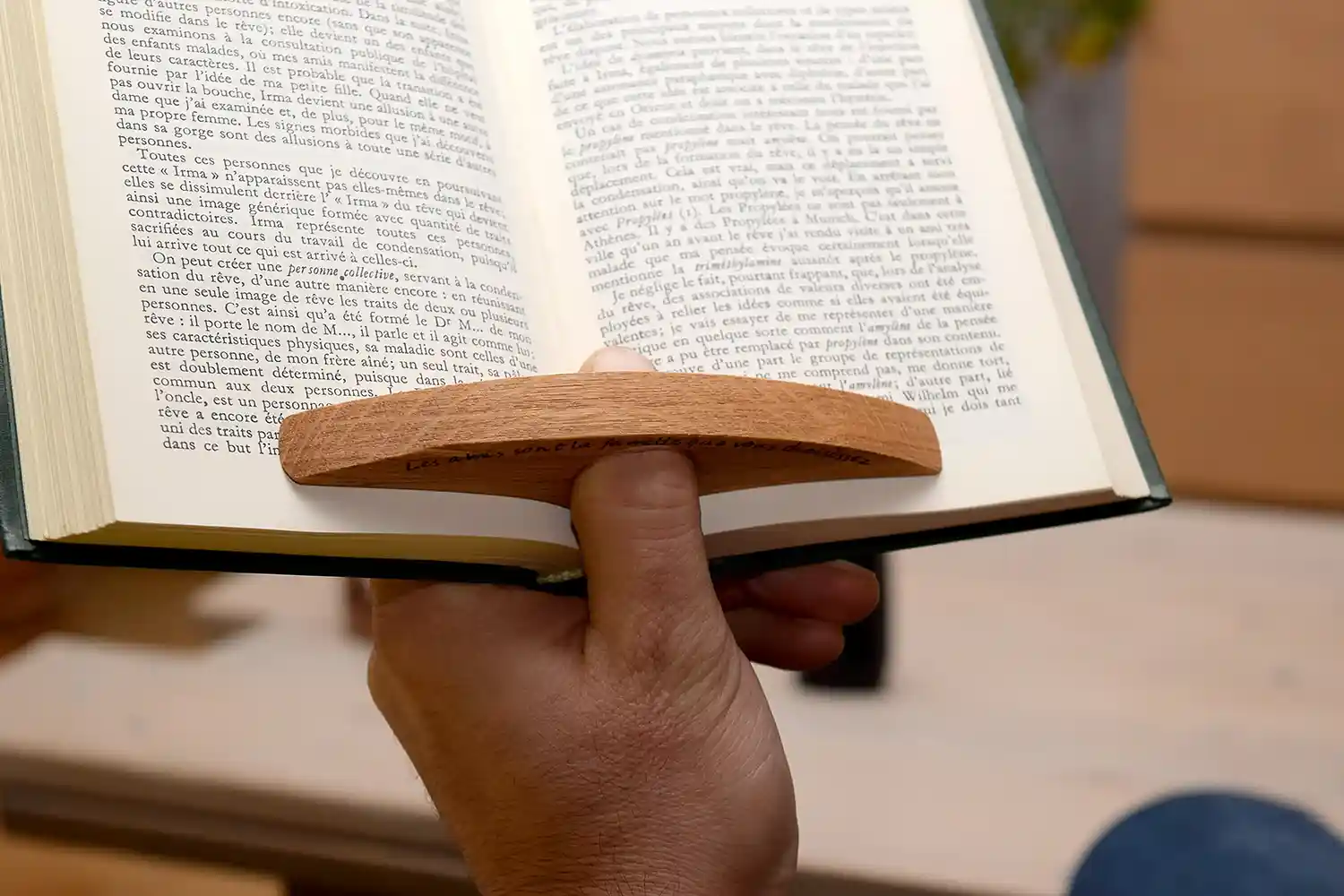 Bague de lecture - Atelier Les Sens du bois