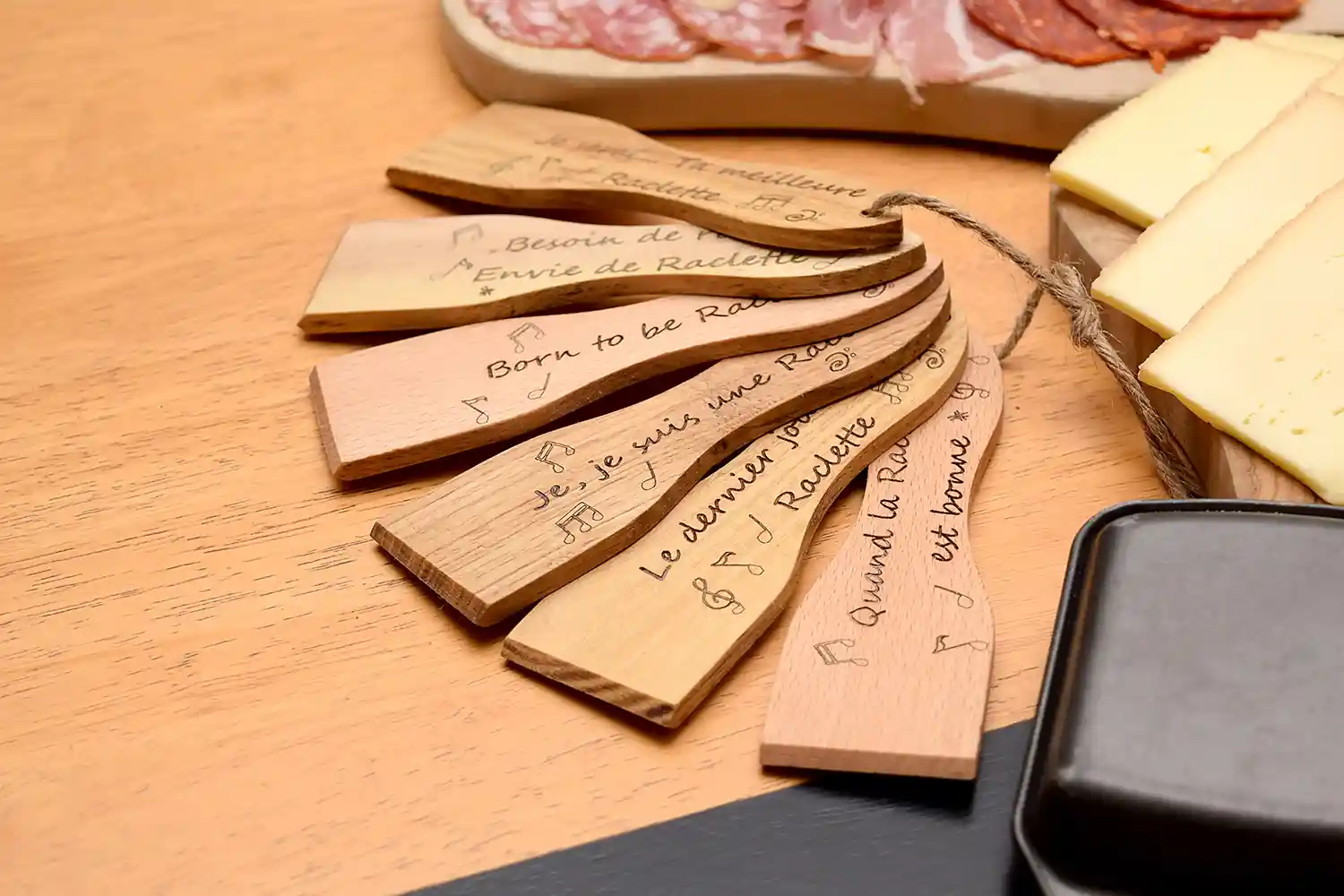 Spatules à raclette